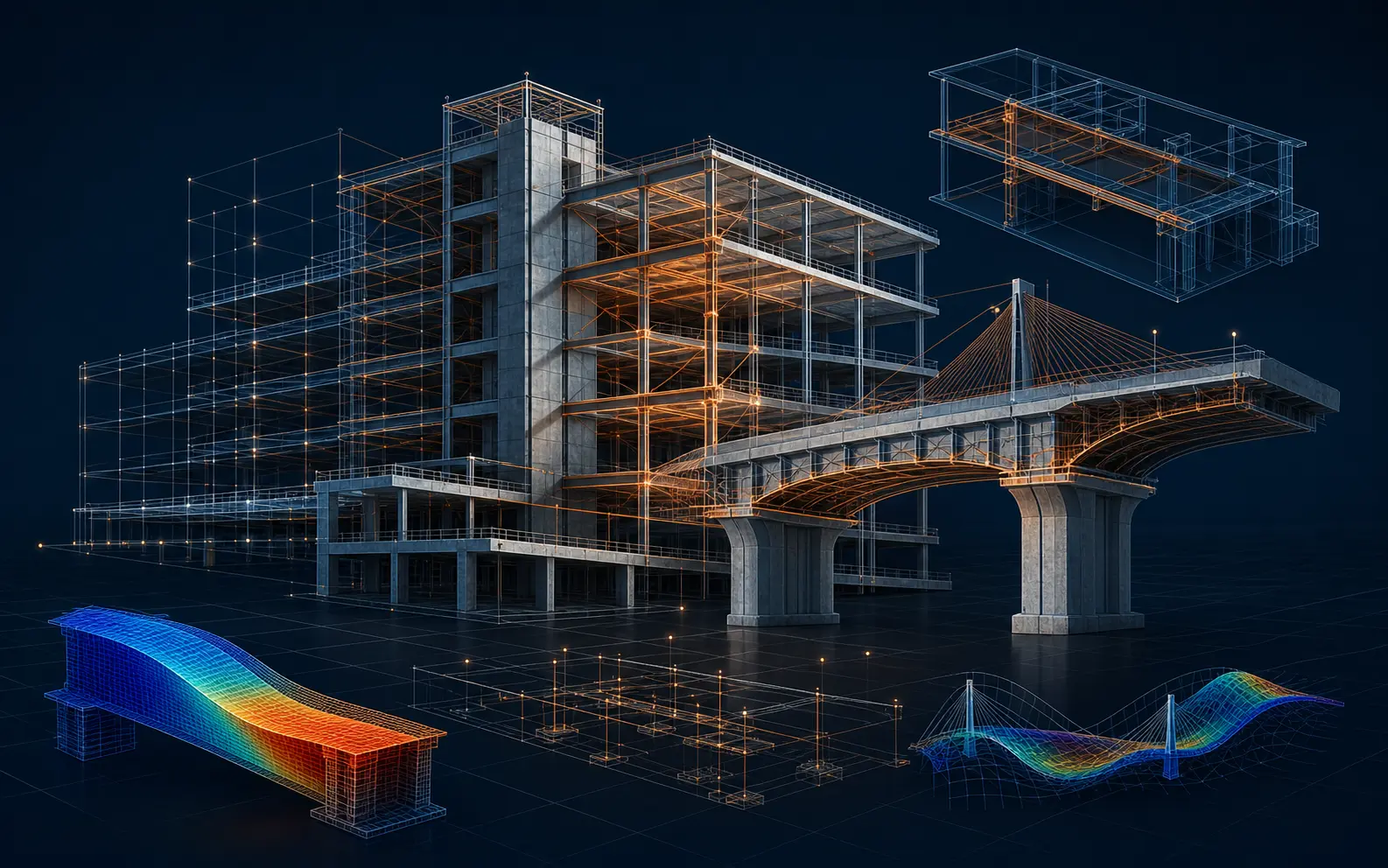 BIM structural analysis model concept